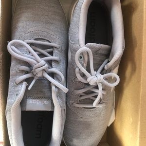 Adidas gray running shoes, haven’t been touched.